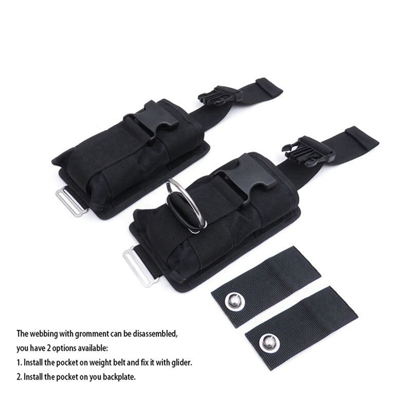 New 6Pcs Spare Black 1680D Nyl - огляд і ціна Dive Weight Belt